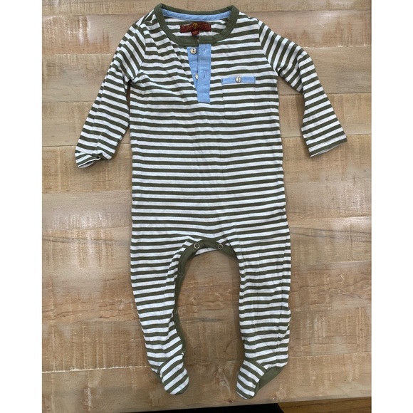 Baby boy bundle of 5 onesie footies Nwt baby clothes lot - Picture 5 of 15